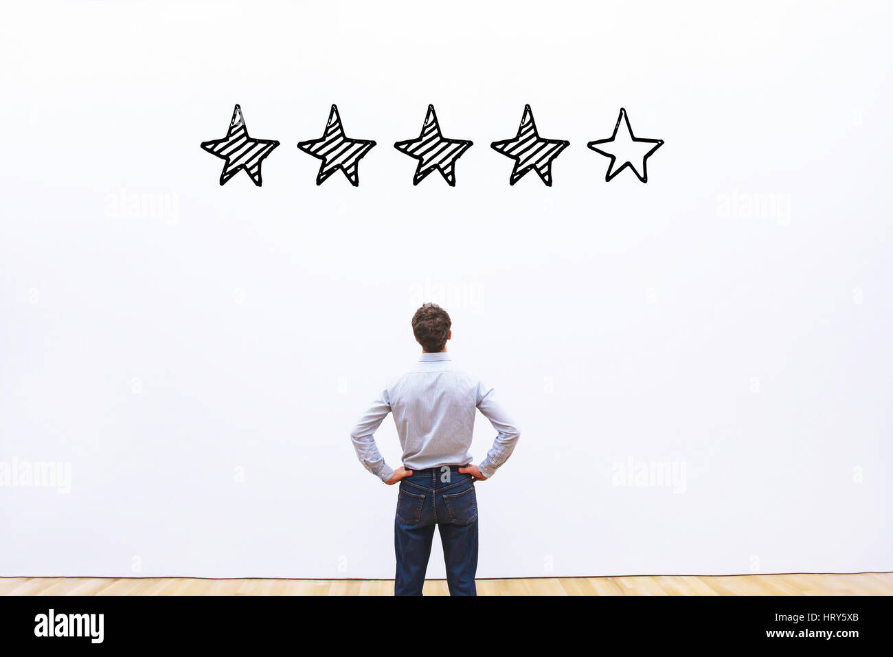 Rating-Konzept Stockfoto