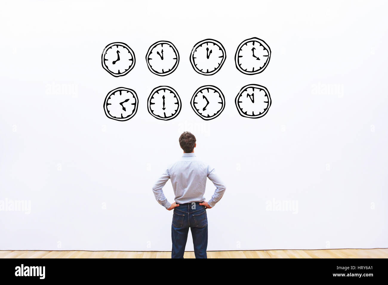 Zeit-Management-Konzept Stockfoto