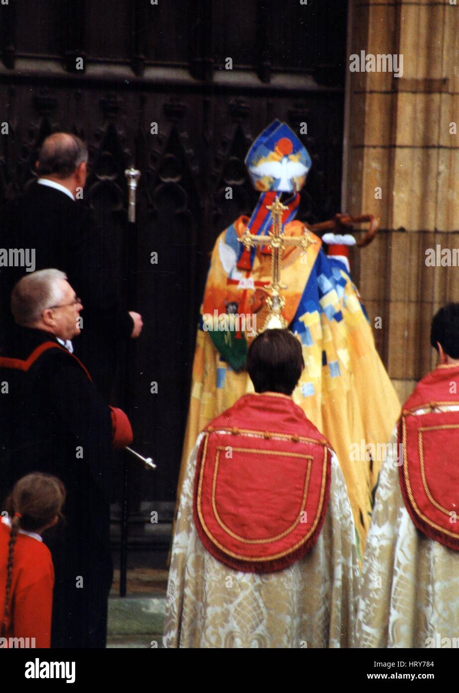 Die Einweihung des Erzbischofs von York, Dr. John Sentamu, York Minster 30. November 2005. Stockfoto