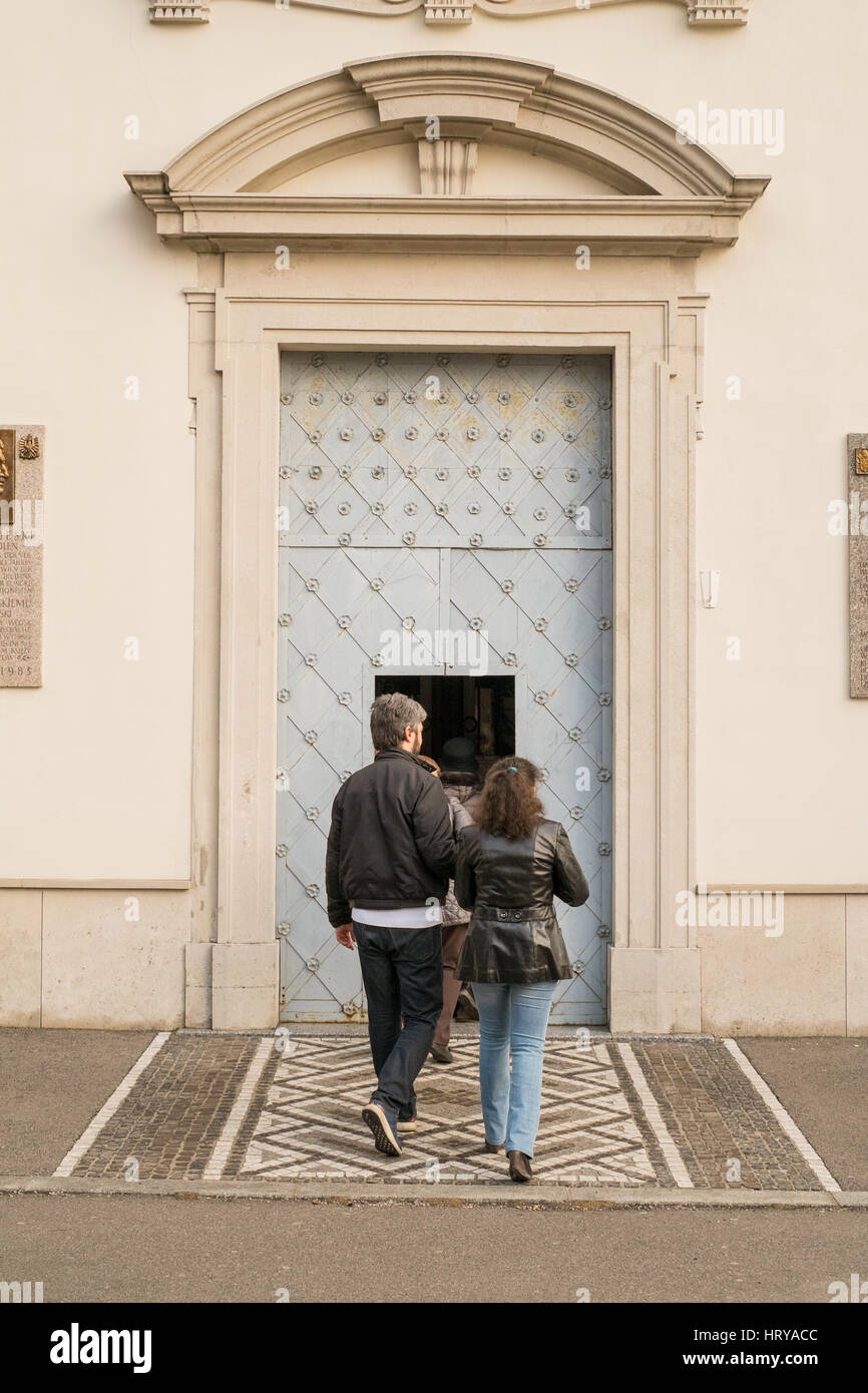 St. Josefskirche oder St. Josef Kirche Kahlenberg im 19. Bezirk der Stadt Wien Teil im Wienerwald (Wienerwald), Wien. Stockfoto
