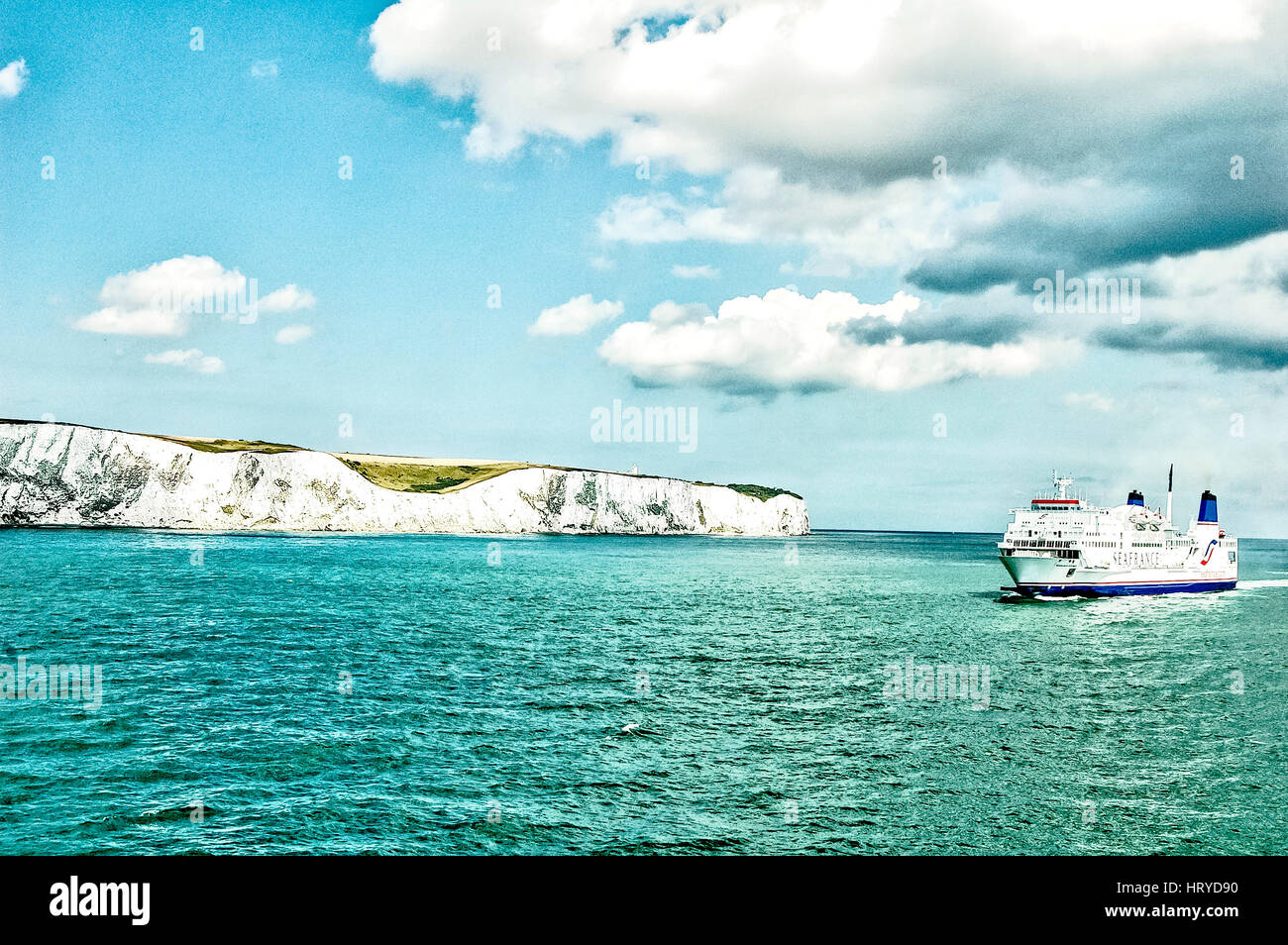 Kreidefelsen von Dover Stockfoto