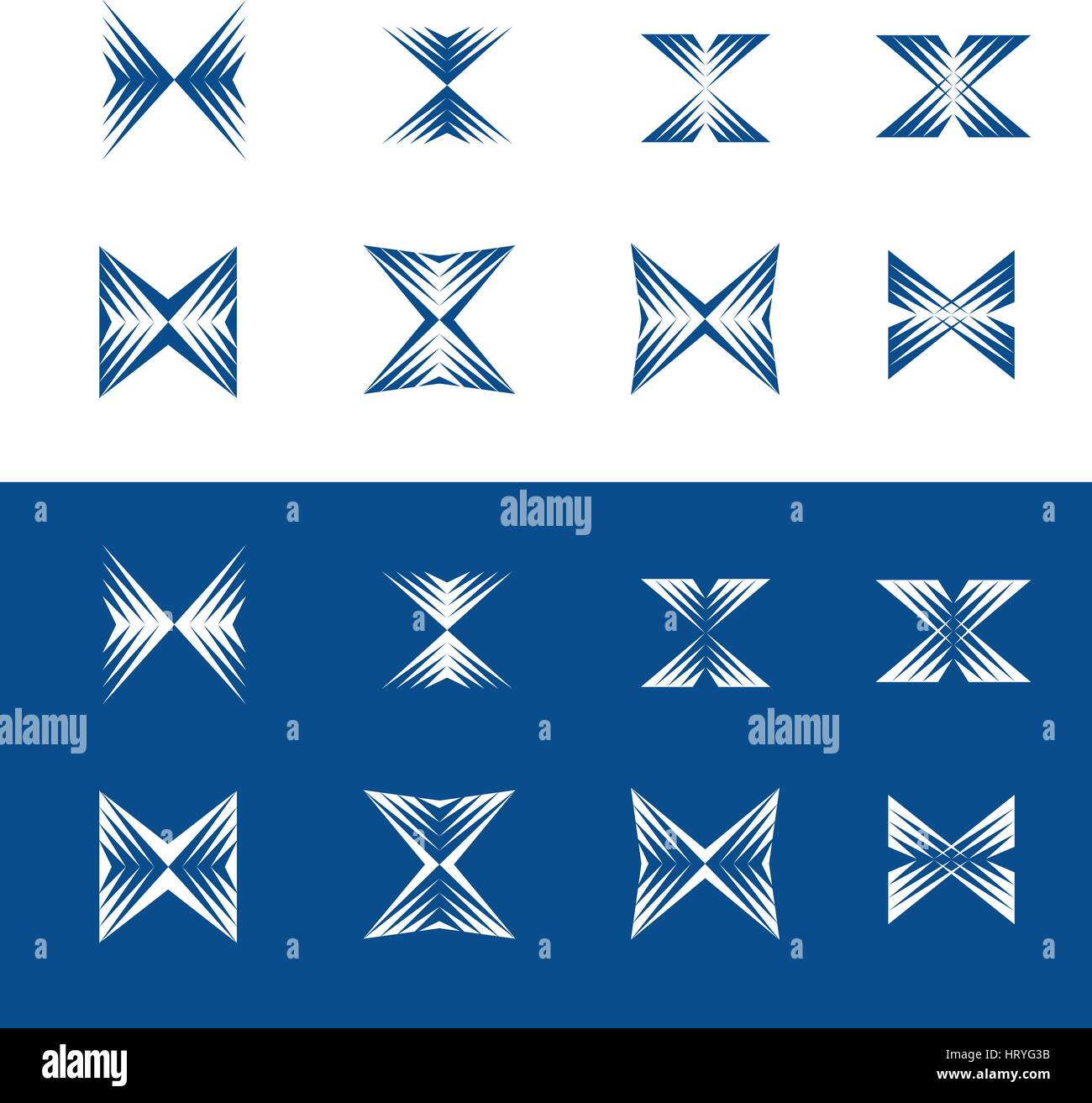 Dynamische Universal Design-Elemente - Serie 3 Stock Vektor