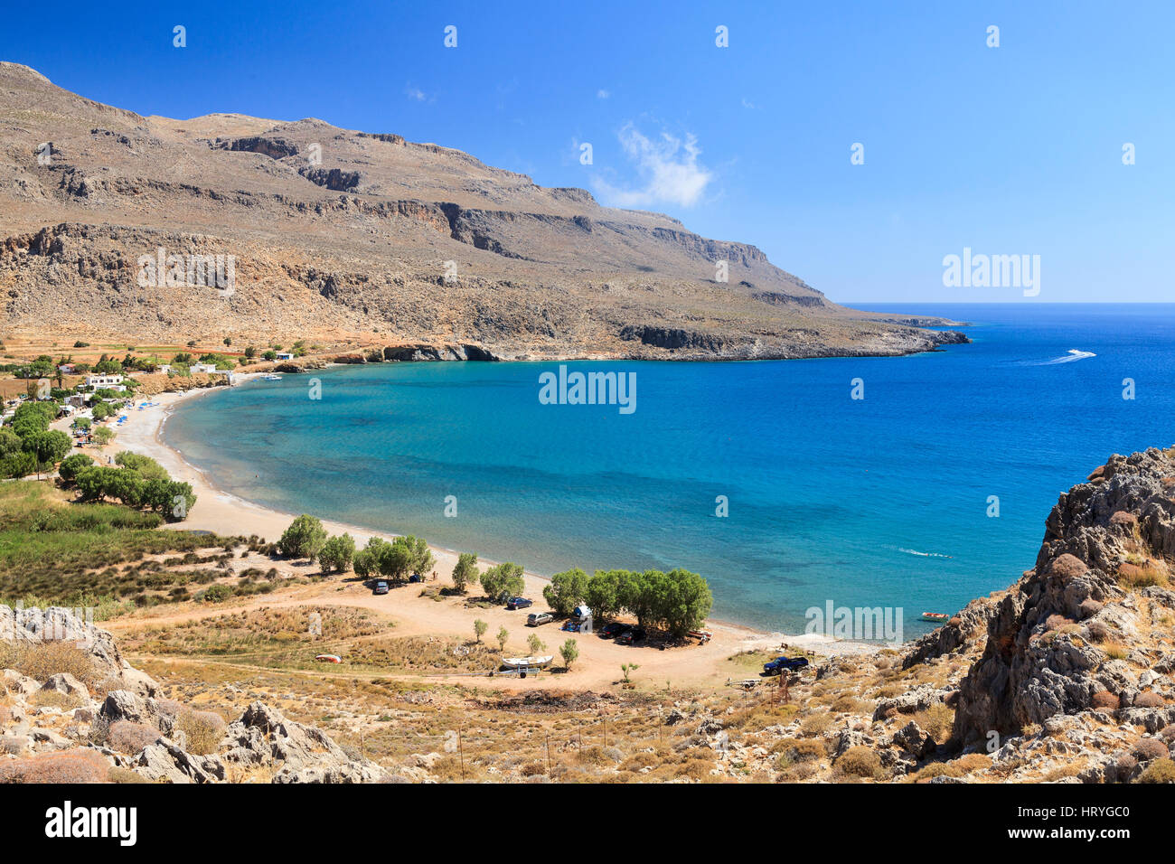 Strand von Kato Zakros, Kreta, Griechenland Stockfoto