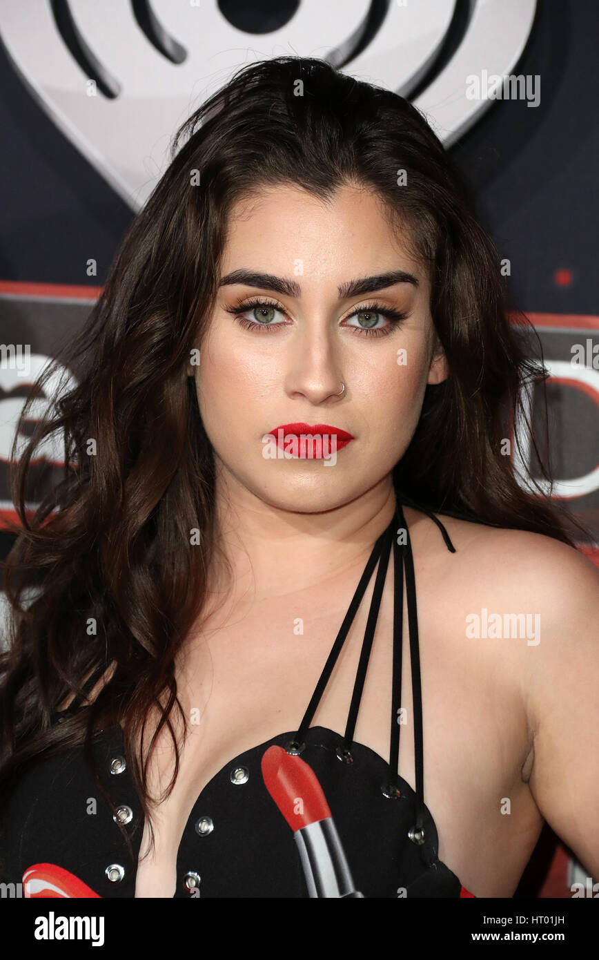 Los Angeles, Ca, USA. 5. März 2017. Lauren Jauregui, auf 2017 iHeartRadio Musik Awards in The Forum In Kalifornien am 5. März 2017. Bildnachweis: Fs/Medien Punch/Alamy Live-Nachrichten Stockfoto