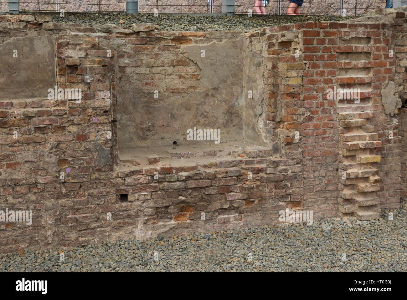 "Topographie des Terrors" eine dokumentarische Ausstellung auf dem Gelände der Gestapo, SS und Reichssicherheitshauptamt, Berlin, Deutschland Stockfoto