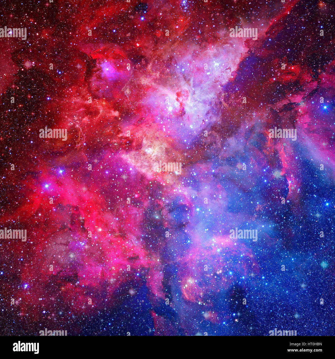 Schöne Nebel, Sterne und Galaxien. Elemente des Bildes von der NASA eingerichtet. Stockfoto