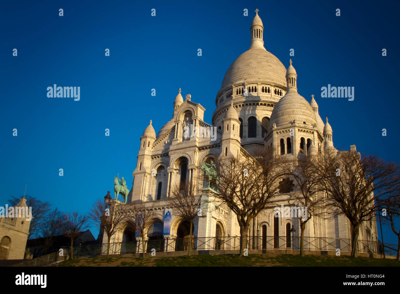 Basilika des Heiligen Herzens von Paris. Montmartre. Paris, Frankreich, Europa. Stockfoto