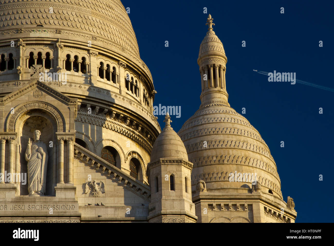 Basilika des Heiligen Herzens von Paris. Montmartre. Paris, Frankreich, Europa. Stockfoto