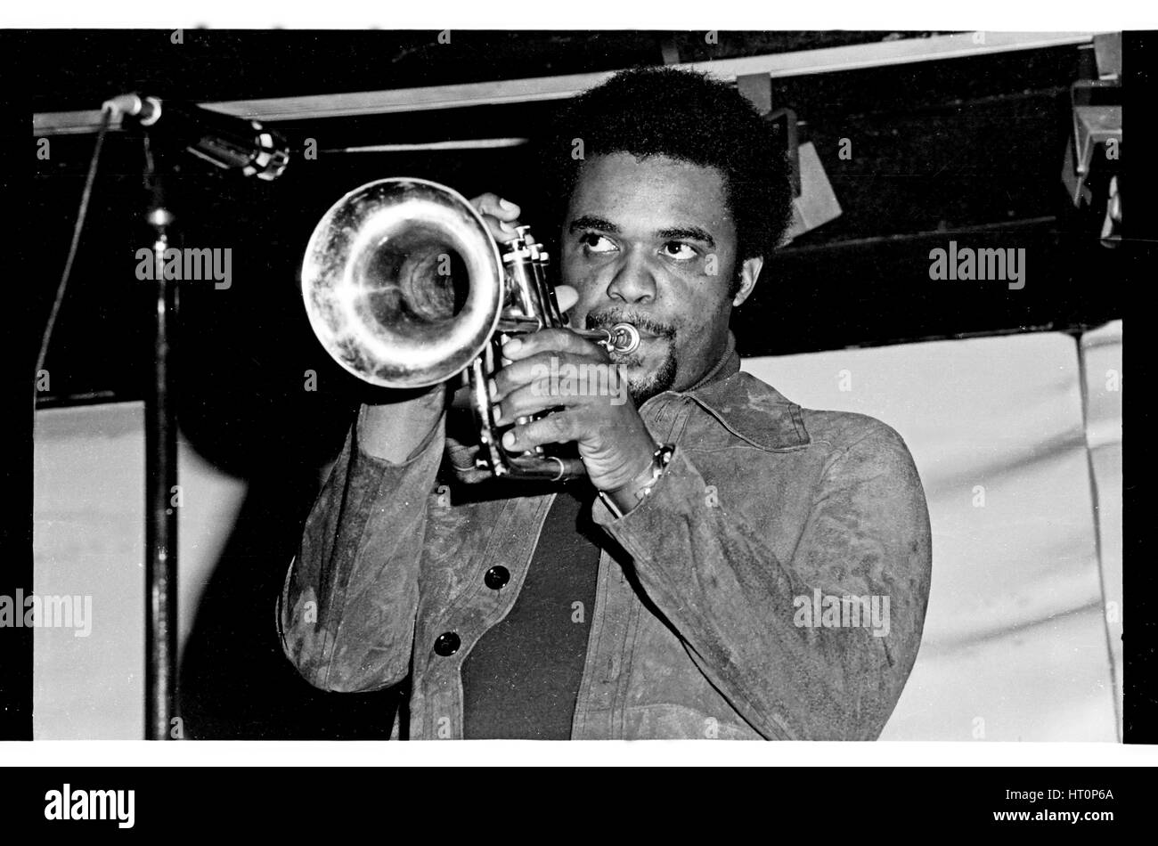 Freddie Hubbard, Ronnie Scott, London, 1973.   Künstler: Brian O'Connor. Stockfoto