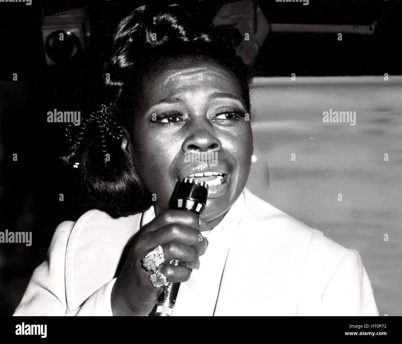 Esther Phillips, US-amerikanischer Sänger, Ronnie Scott, 1973.   Künstler: Brian O'Connor. Stockfoto