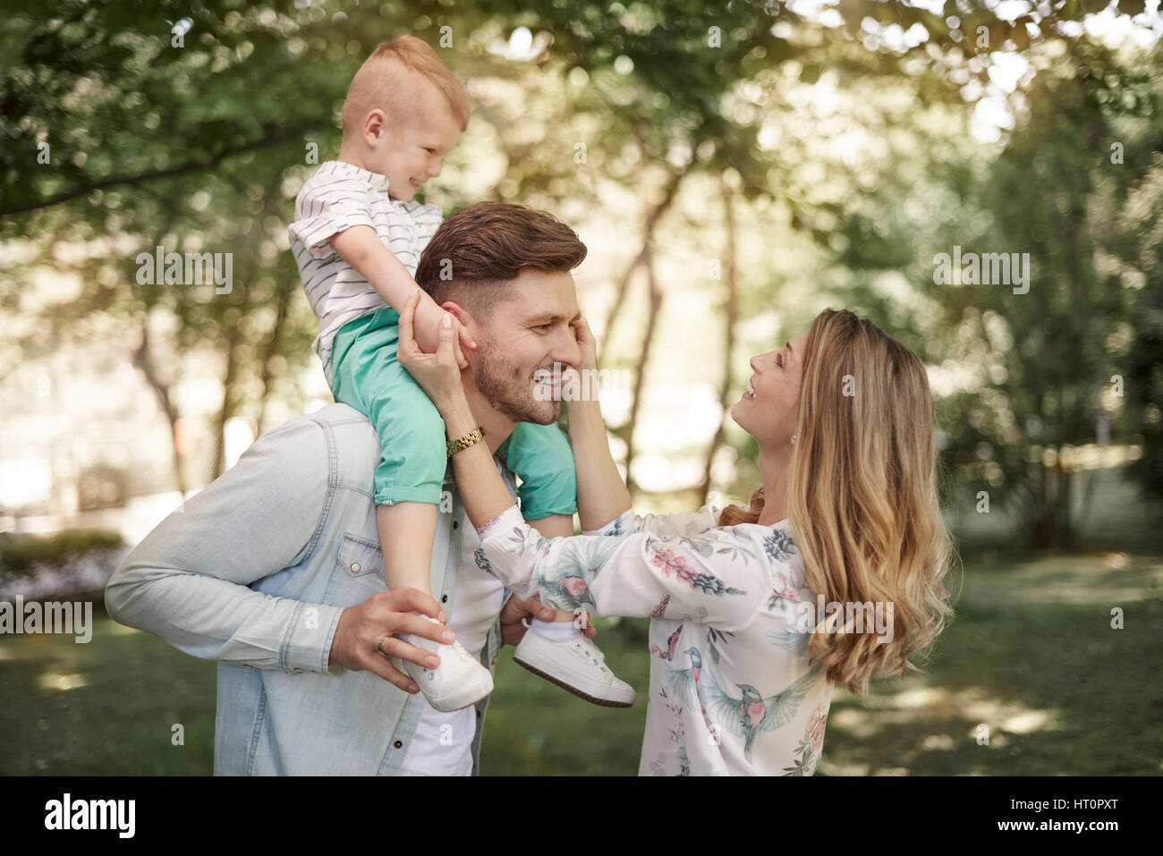 Wir alle lieben einander Stockfoto