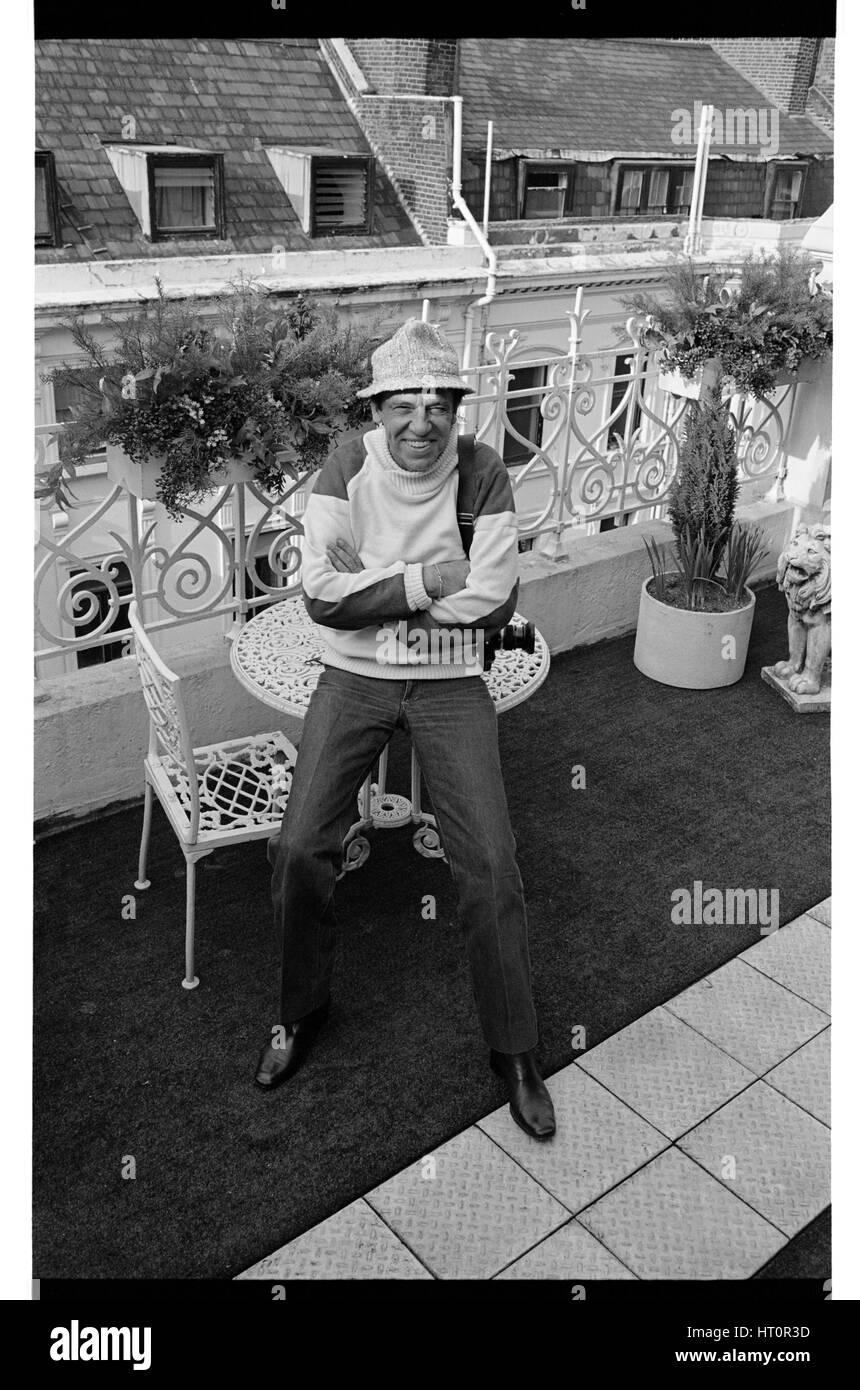 Buddy Rich, St. James Club, London, 1982.   Künstler: Brian O'Connor. Stockfoto