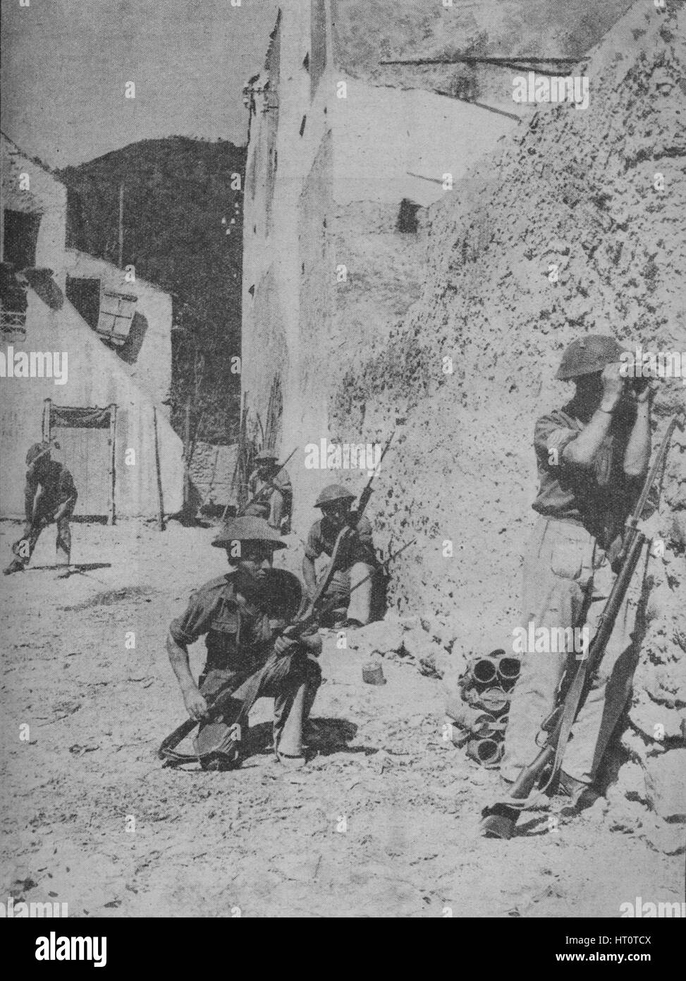 "5. Armee patrouillieren", 1943-44. Künstler: unbekannt. Stockfoto