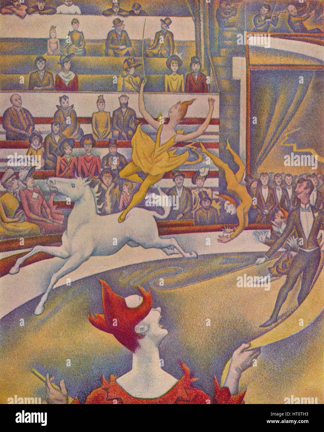 "Der Zirkus (Le Cirque)", 1890-91. Künstler: Georges-Pierre Seurat. Stockfoto