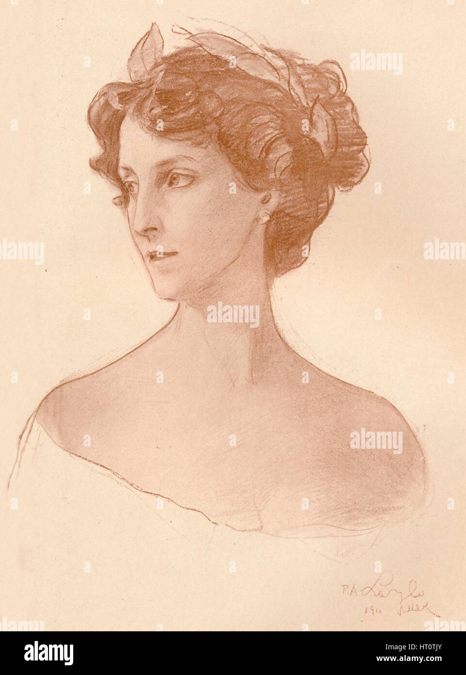 'Die Herzogin von Portland', 1911. Künstler: Philip A de Laszlo. Stockfoto