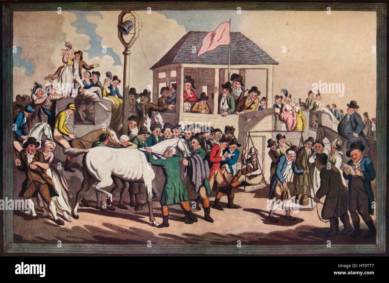 "Wiegen", c1789. Künstler: Thomas Rowlandson. Stockfoto