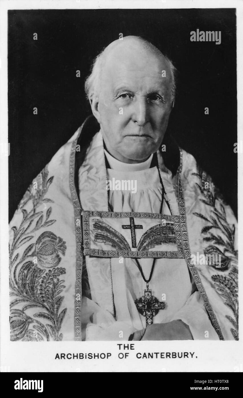 "Der Erzbischof von Canterbury Dr Cosmo Gordon Lang", 1937. Künstler: unbekannt. Stockfoto