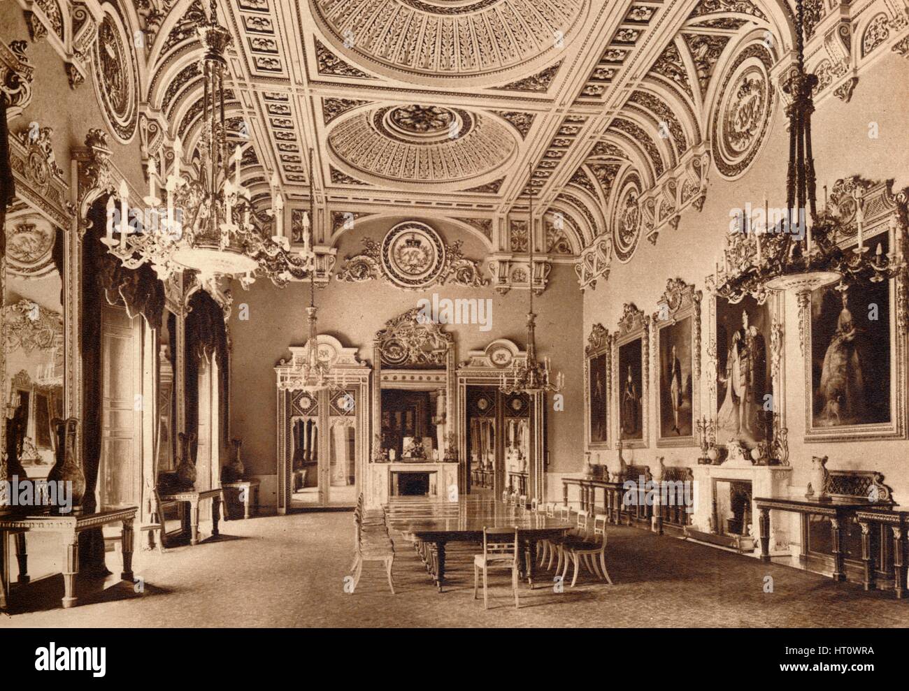 Der Staatlichen Speisesaal Buckingham Palace 1935