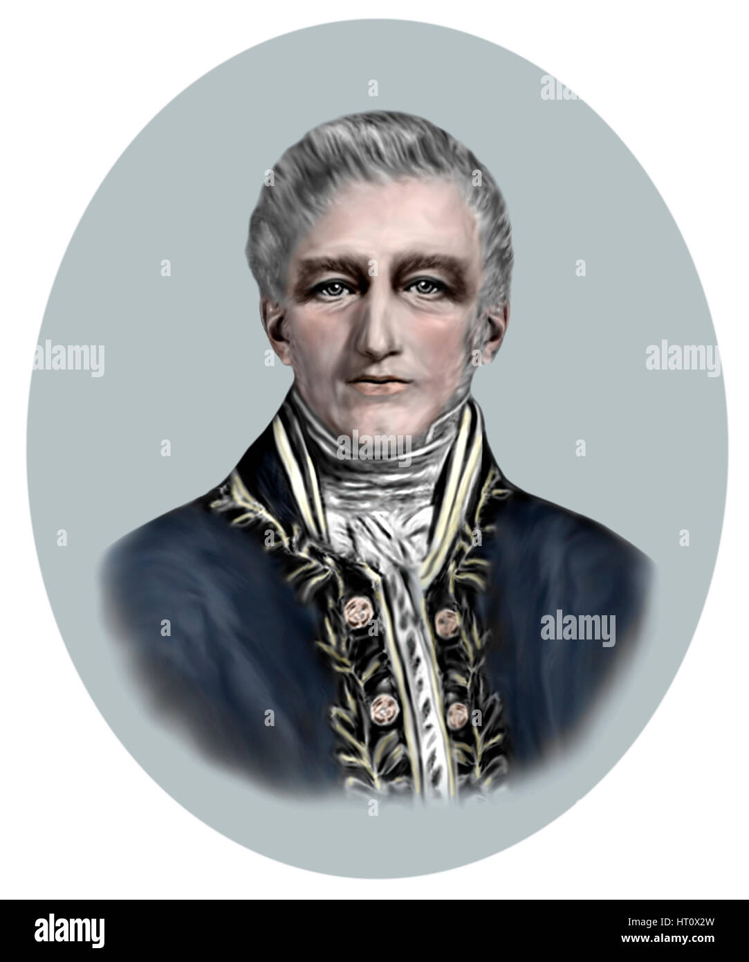 Claude-Louis Navier, französischer 1785-1836, Ingenieur, Physiker Stockfoto