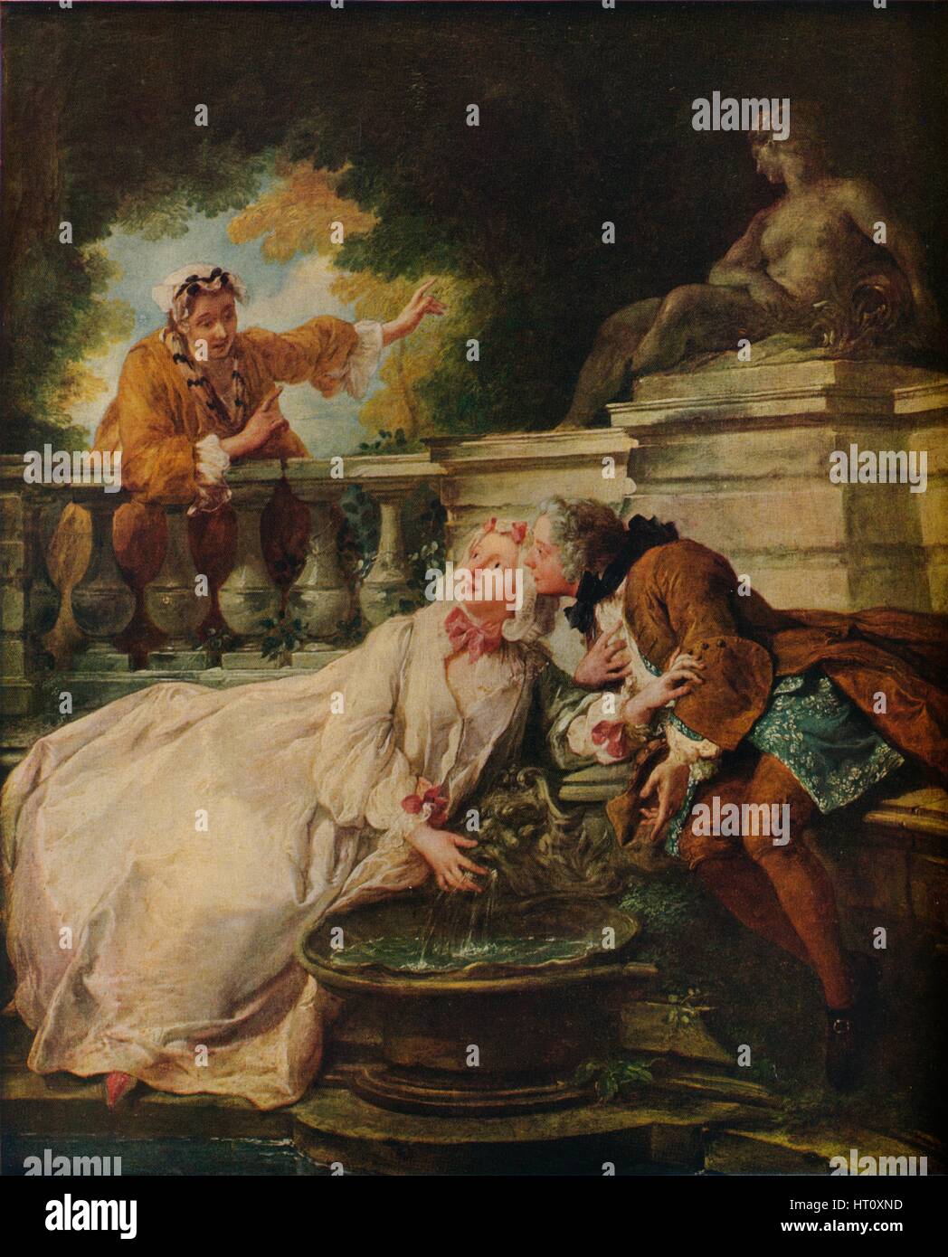 "Der Alarm, La Gouvernante Fidele", 1723. Künstler: Jean Francois de Troy. Stockfoto