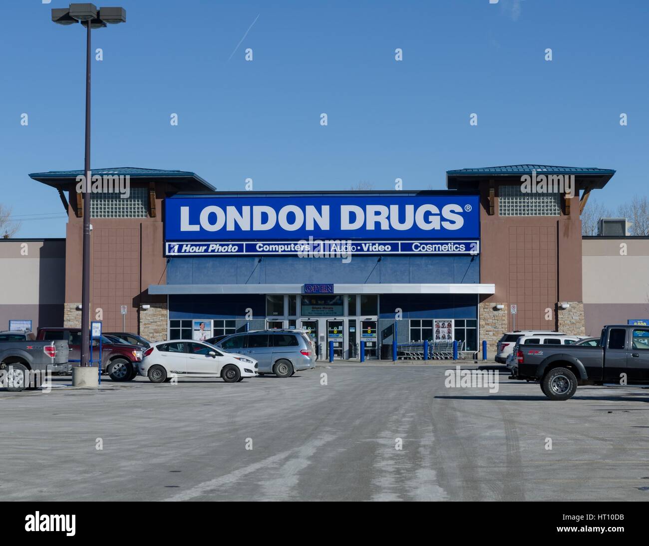 Ein London Drogen Geschäft in Calgary, Alberta, Kanada Stockfoto