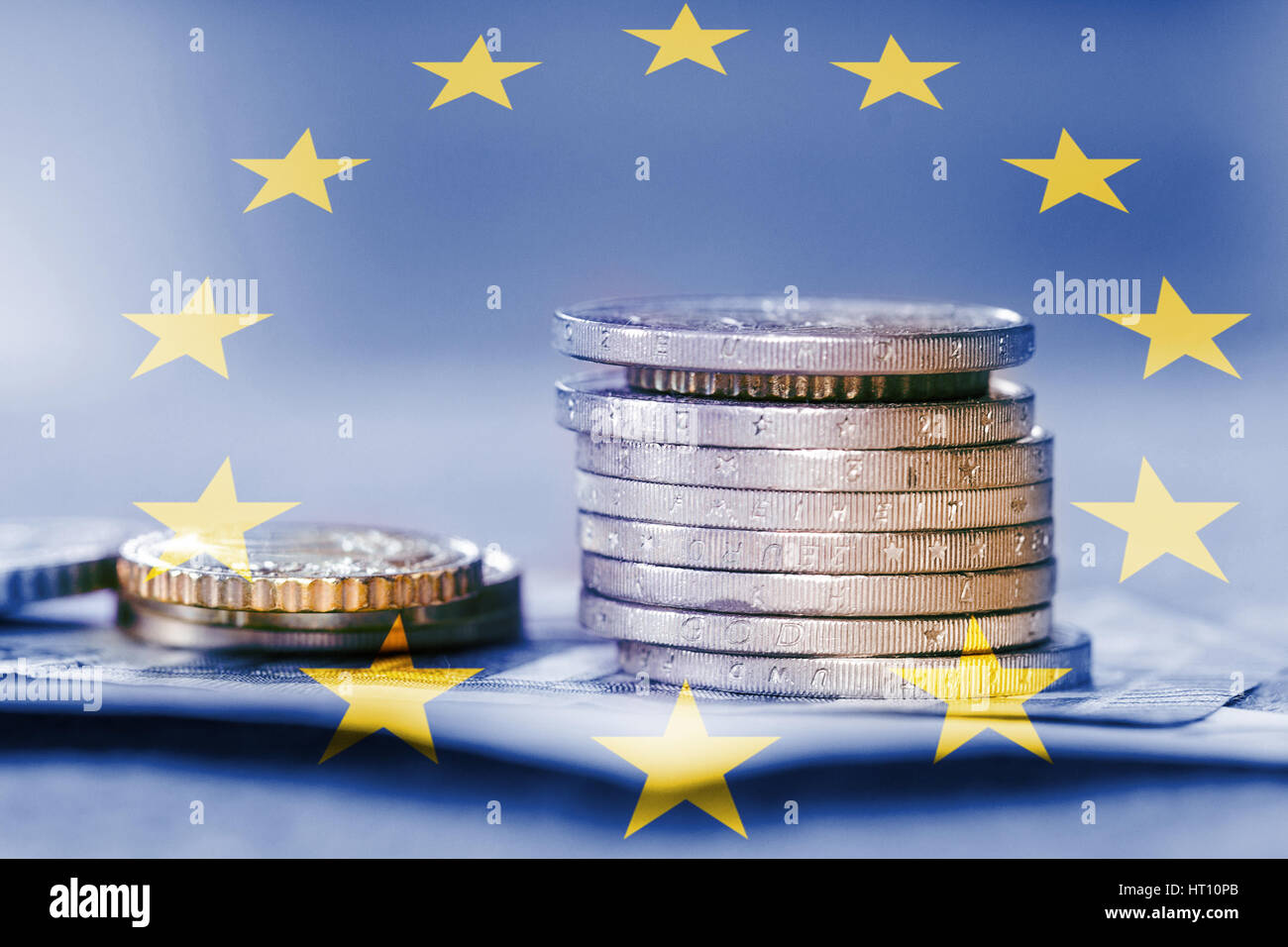 Europäische Währungsunion Stockfoto