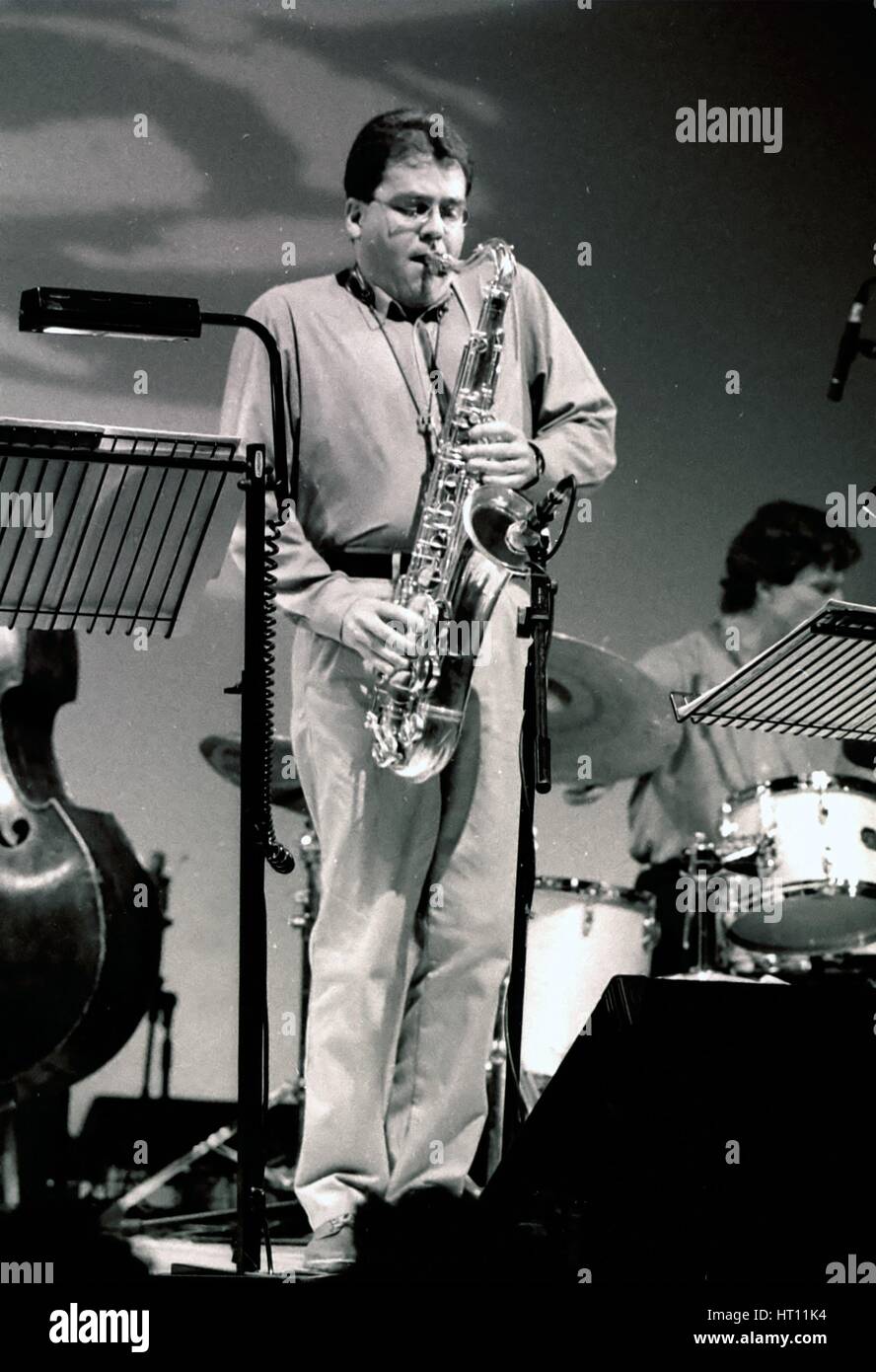 John Nugent, Brecon Jazz Festival, Powys, Wales, 1998. Künstler: Brian O'Connor Stockfoto