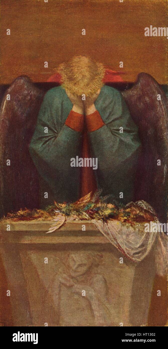 Bekümmert Engel, c1837-1903, (1903). Künstler: George Frederick Watts Stockfoto