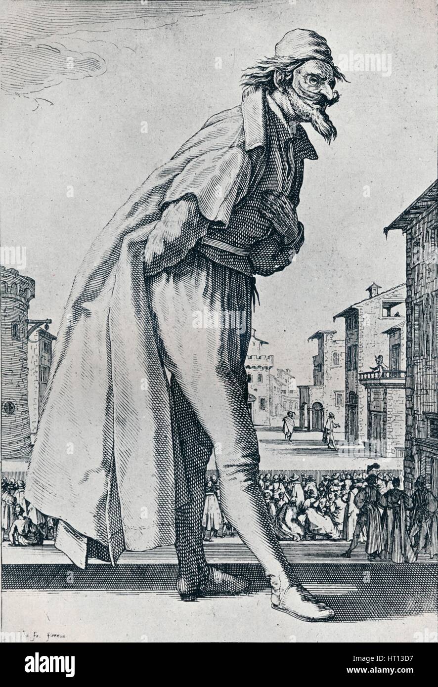 Nein. IV.-der große Pantalon, c1620-1635, (1924). Künstler: Jacques Callot Stockfoto