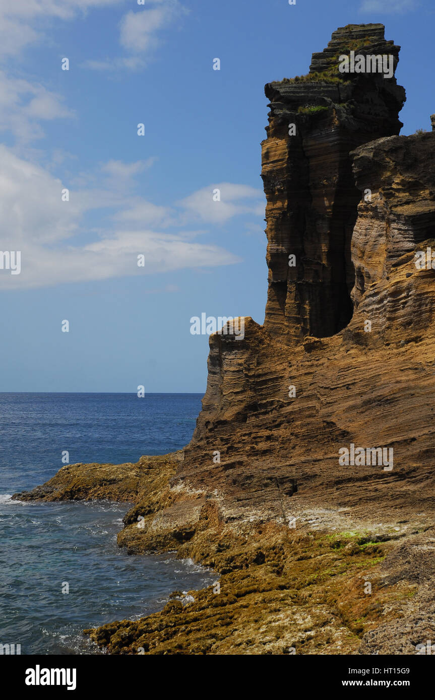 Portugal, Azoren, San Miguel, Vila Franca Ilheu de Vila Franca Stockfoto