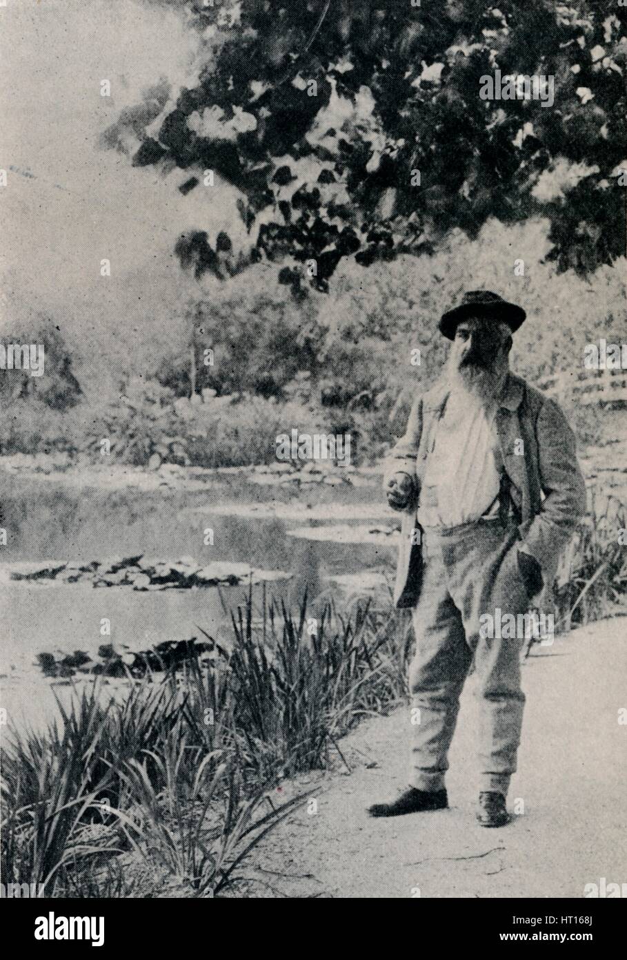 "Claude Monet, Giverny", 1905. Künstler: Jacques-Ernest Bulloz. Stockfoto