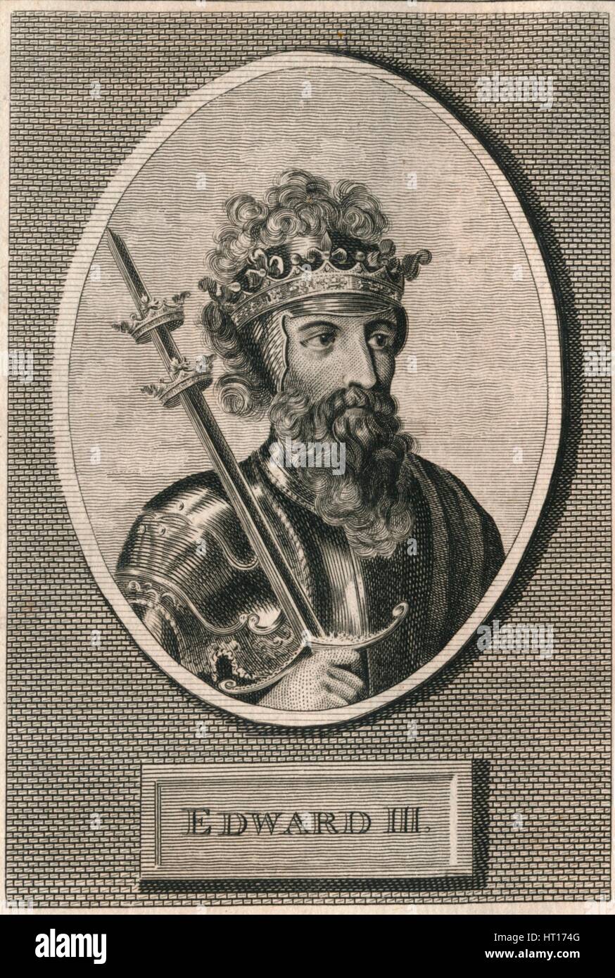 König Eduard III., 1793. Künstler: unbekannt. Stockfoto