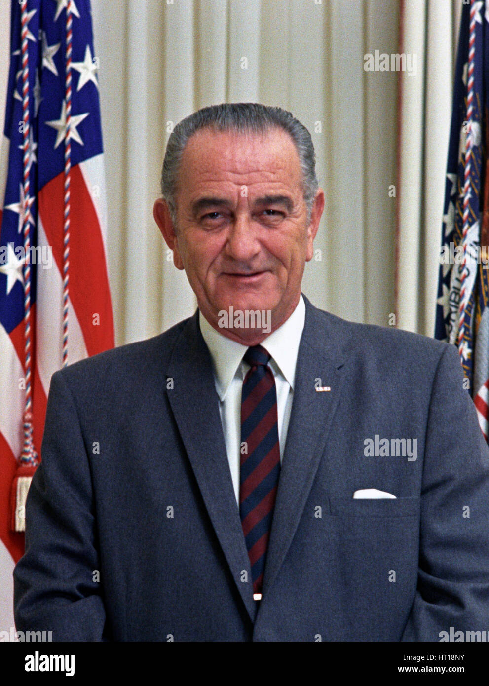 LYNDON B. JOHNSON (1908-1973) als US-Präsident kurz vor Nixons Einweihung Stockfoto