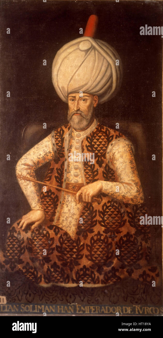 Sultan Suleiman ich il Magnifico, 17. Jahrhundert. Künstler: anonym Stockfoto