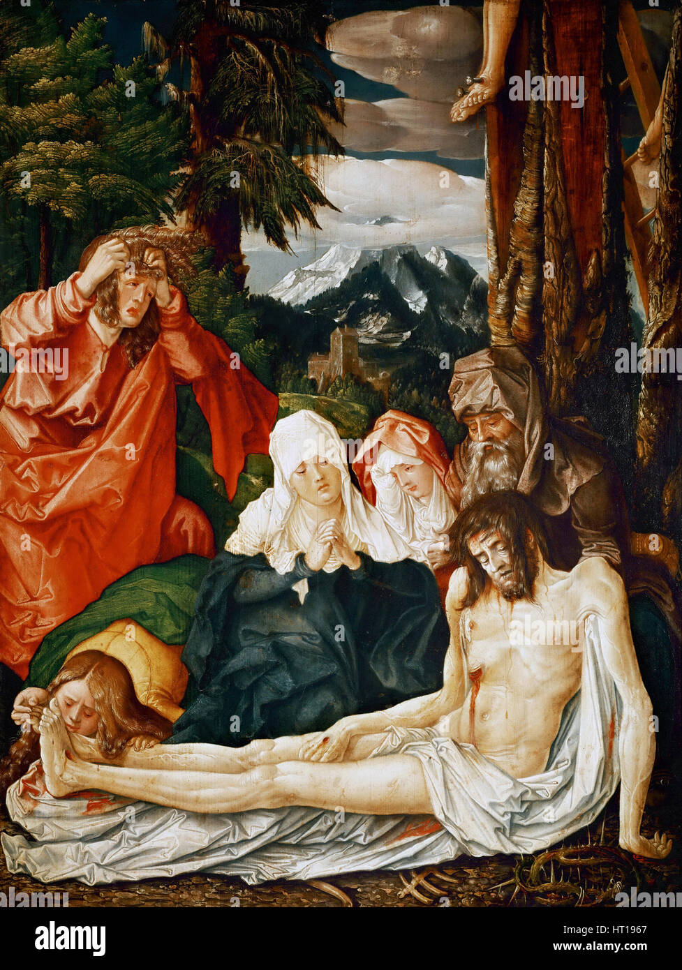 Die Klage über Christus, 1513. Künstler: Baldung (Baldung Grien), Hans (1484-1545) Stockfoto