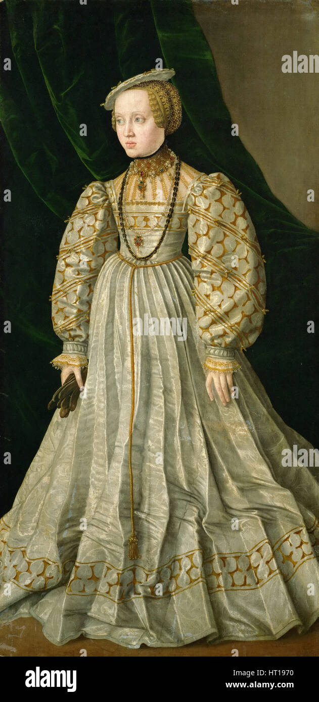 Erzherzogin Anna von Österreich (1528-1590), Tochter von Kaiser Ferdinand i., ca 1545. Künstler: Seisenegger, Jakob (1505-1567) Stockfoto