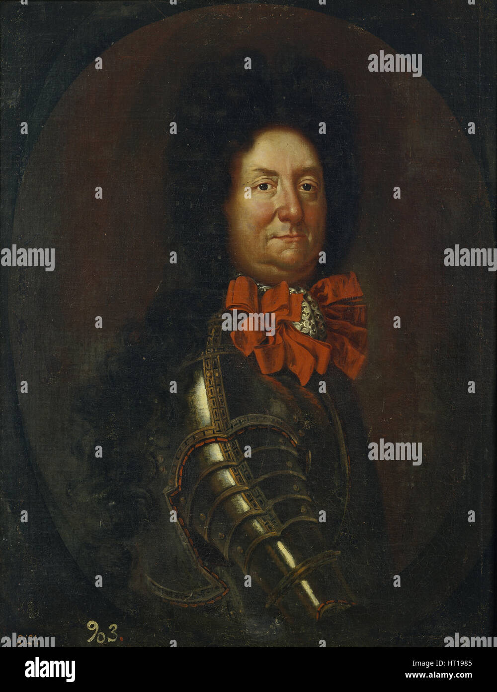 Porträt von Charles III Philip, Pfalz (1661-1742), c. 1710. Künstler: anonym Stockfoto