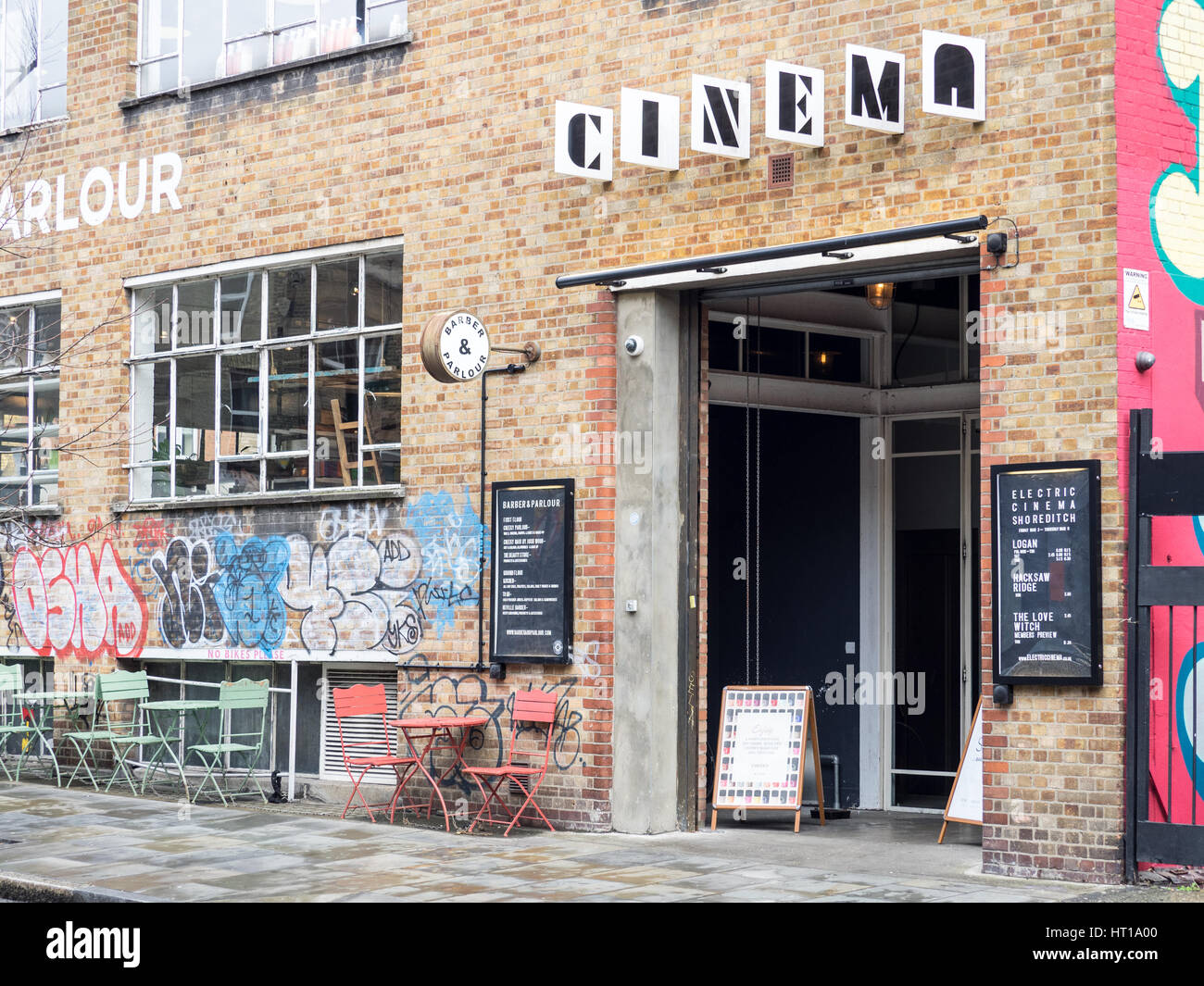 Die Electric Cinema im modischen Shoreditch Londons Stockfoto