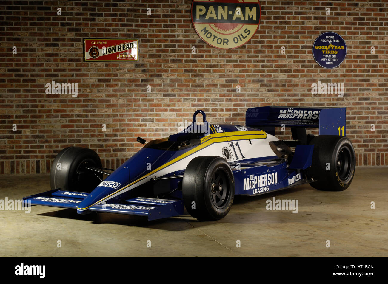 März-Brabham Indianapolis Rennwagen 1987. Künstler: Simon Clay. Stockfoto