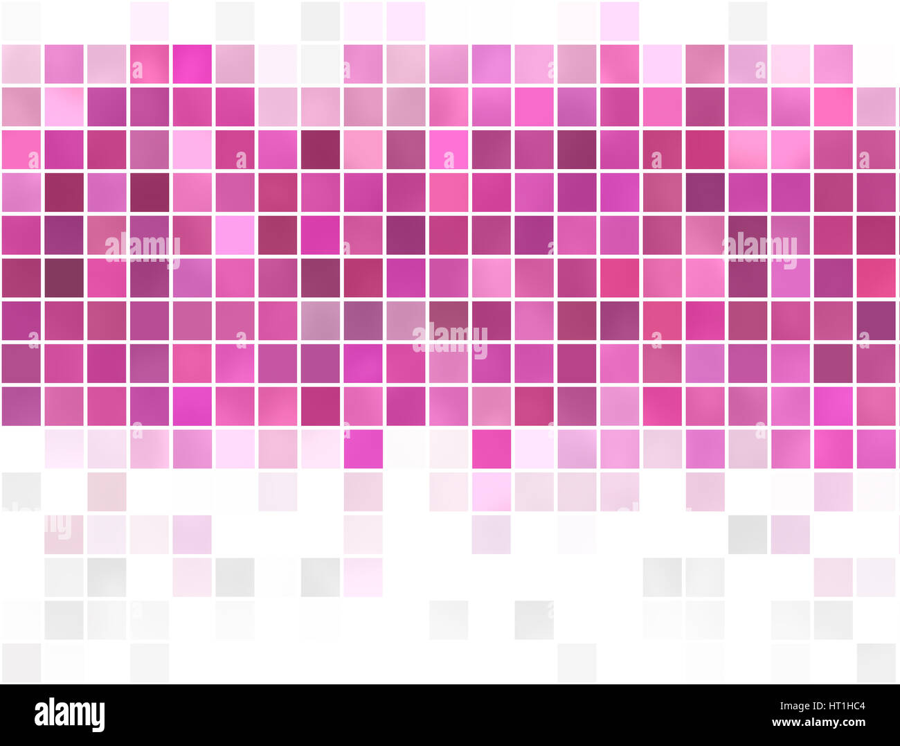 abstrakte quadratischen Pixeln Mosaik Hintergrund Stockfoto