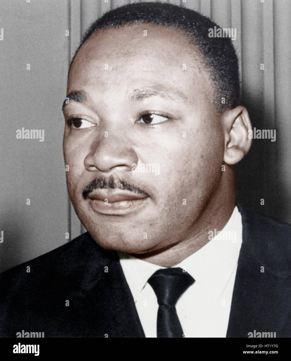 Martin Luther King Jnr, amerikanische schwarze Bürgerrechtler, c1968. Künstler: unbekannt Stockfoto