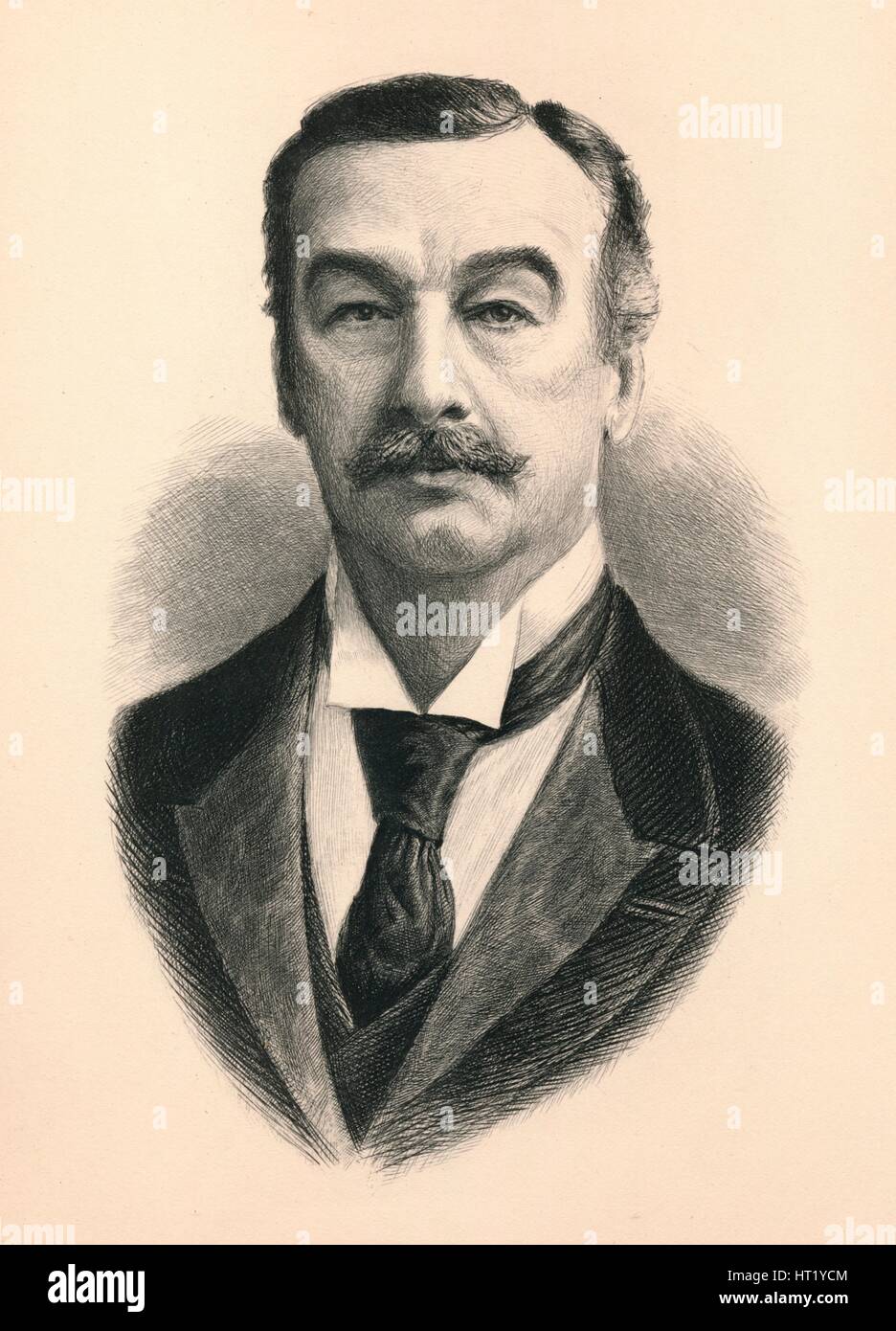 "Charles Thomson Ritchie, 1. Baron Ritchie von Dundee (1838-1906), britischer Geschäftsmann und Conserva Künstler: unbekannt Stockfoto