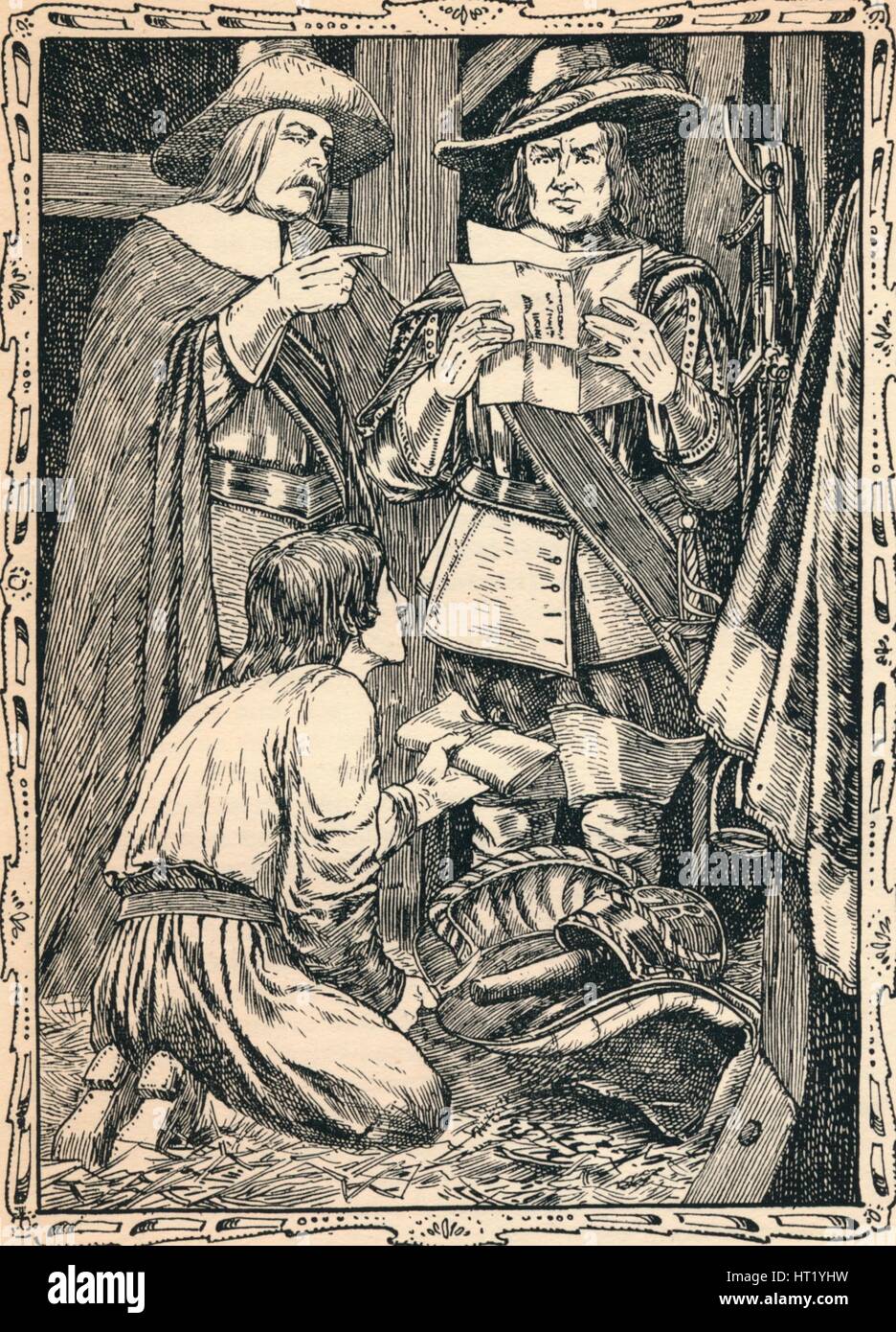 Suche nach Charles erste Korrespondenz, 1902. Künstler: Patten Wilson Stockfoto