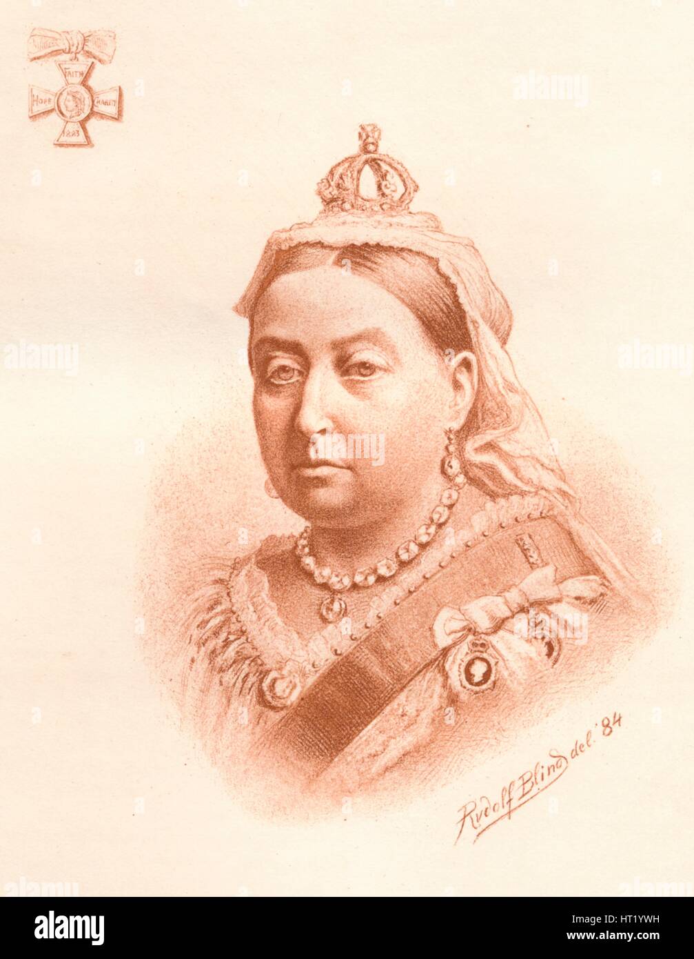 Ihre Majestät die Königin, Kaiserin von Indien, 1884. Künstler: Rudolf ...