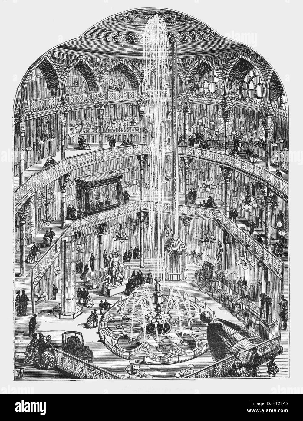 Das Panoptikum, 1854 (1897). Künstler: unbekannt. Stockfoto