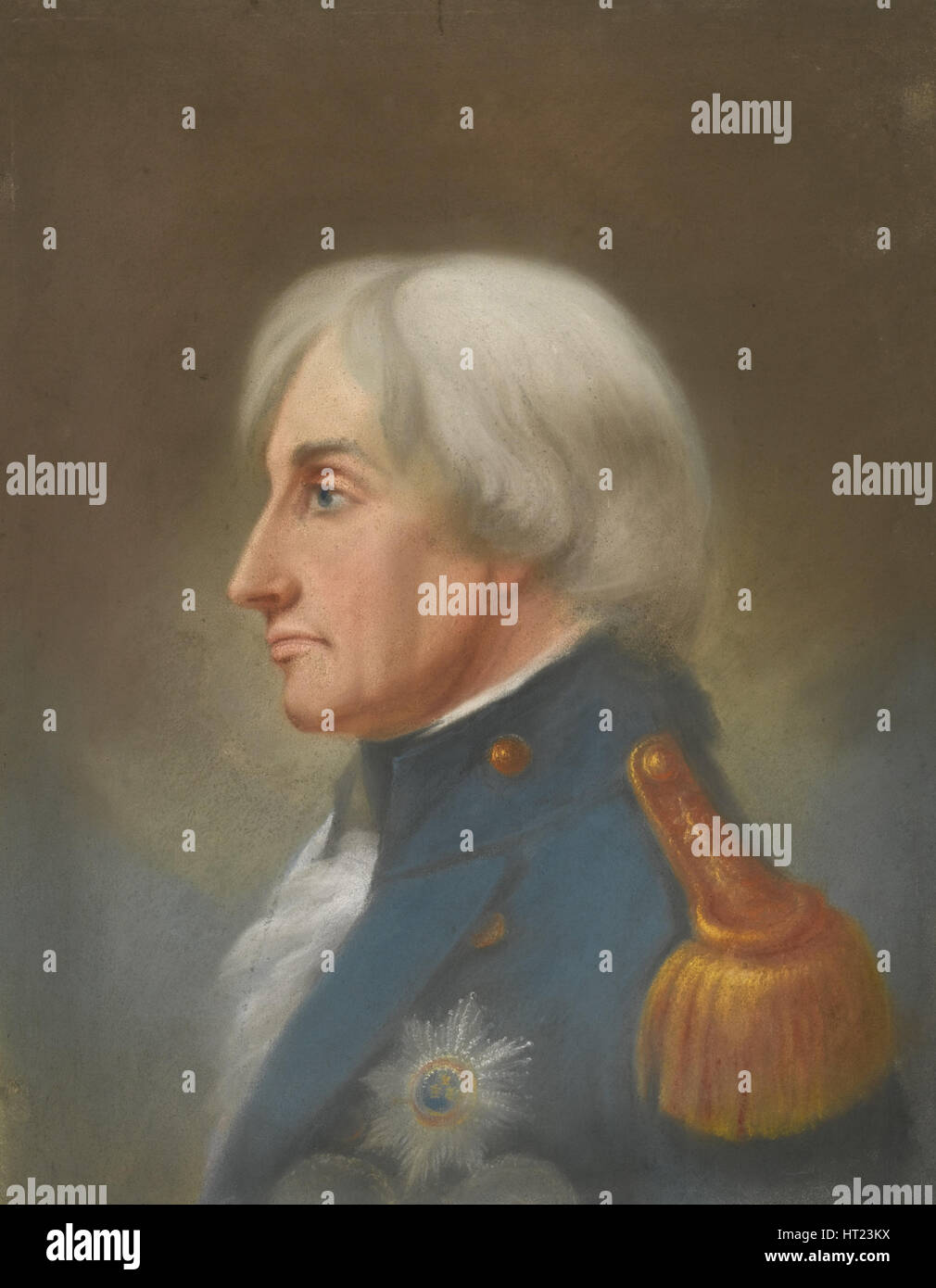 Vize-Admiral Horatio Nelson (1758-1805), 1805. Künstler: Whichelo, John Mayle (1784-1865) Stockfoto