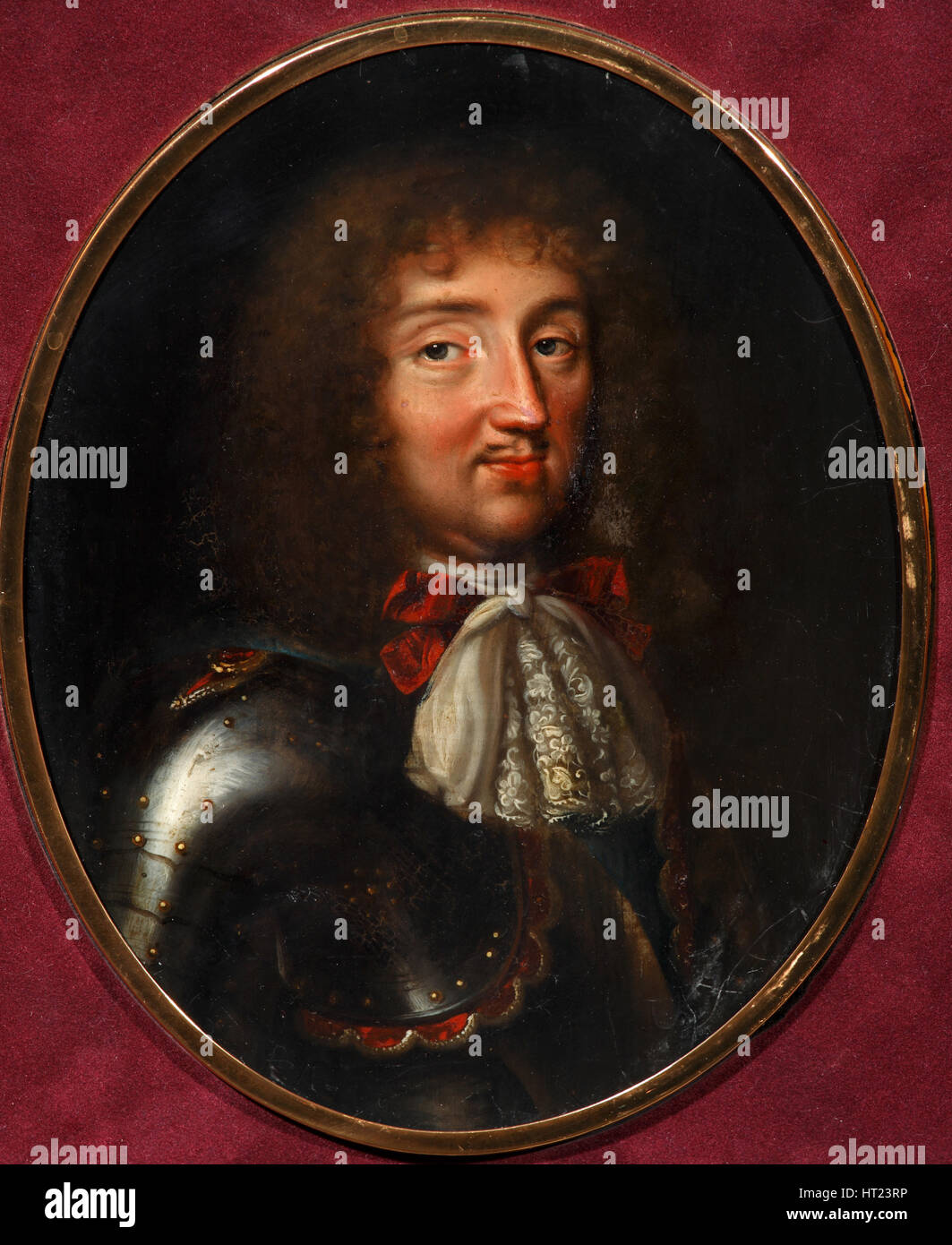 Ludwig XIV., König von Frankreich (1638-1715), 1680er Jahren. Künstler: Bernard, Samuel (1615-1687) Stockfoto