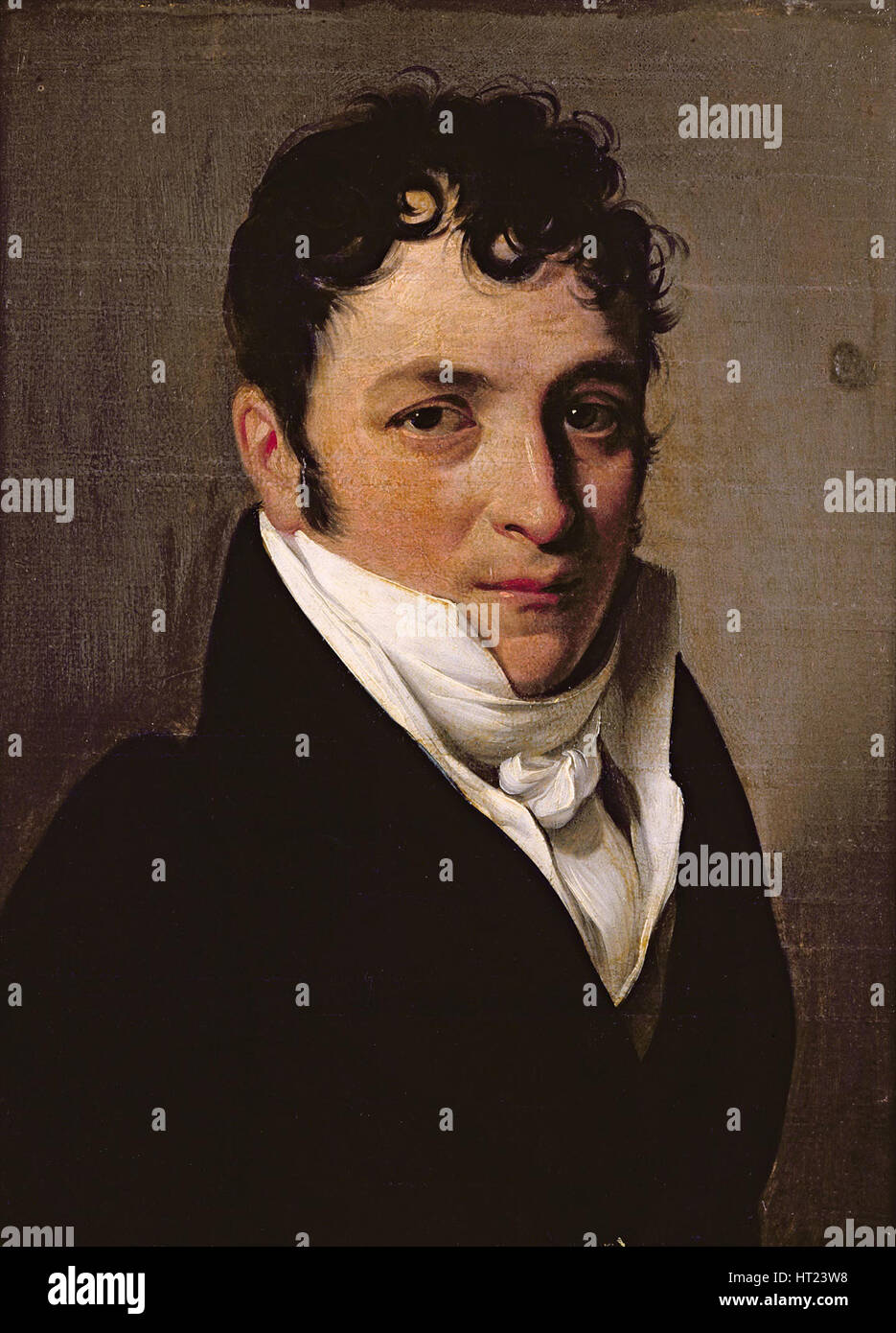 Porträt des Sängers Pierre-Jean Garat (1762-1823). Künstler: Boilly, Louis-Léopold (1761-1845) Stockfoto