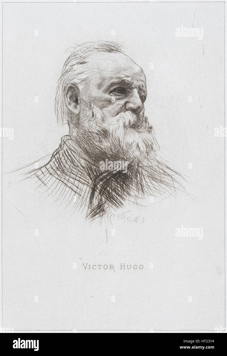 Victor Hugo, 1884. Künstler: Rodin, Auguste (1840-1917) Stockfoto