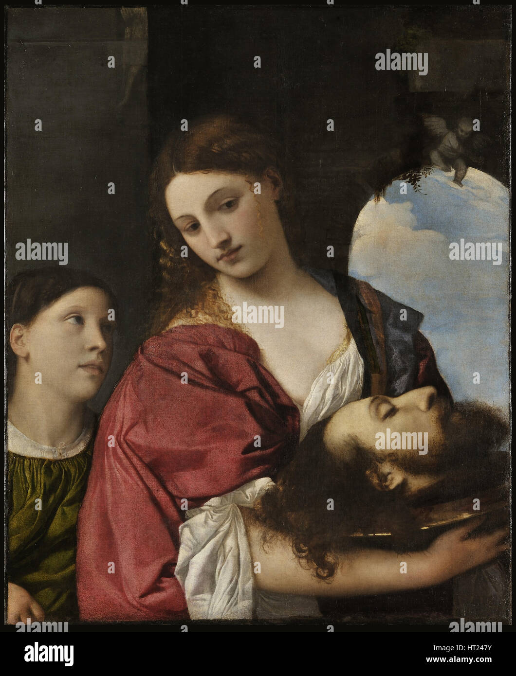 Salome mit dem Kopf von Johannes dem Täufer. Künstler Tizian (1488
